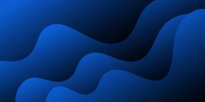 Colorful gradient blue background with geometric wave elements. Colorful blue wave design. Simple and elegant concept. Eps10 vector