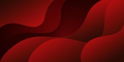 Abstract 3d dark red waves with dynamic background pattern. Futuristic wave background. eps10 vector