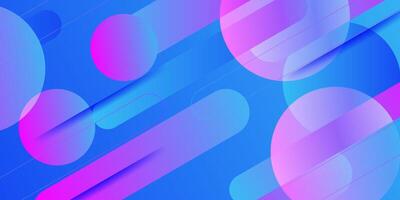 Abstract colorful blue and pink gradient illustration background with 3d view rectangle pattern. Dynamic and luxurious design. Eps10 vector