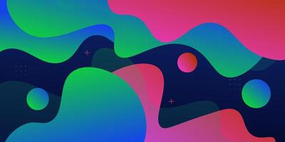 Abstract colorful gradient geometric background. Bright color gradient. Dynamic and colorful banner concept. Eps10 vector