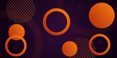 Orange circle background with purple liquid shapes in the background. Liquid abstract composition. eps10 vector