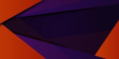 Abstract geometric dark purple and orange square themed overlapping background for graphic design. Eps10 vector