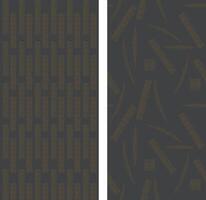 Abstract art pattern with geometric pattern . Asian background with decoration in vintage style. Black and gold banner design. Dots elements. vector