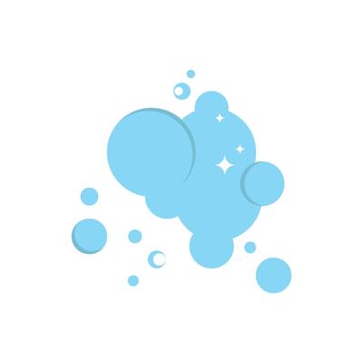 Blue bubbles icon