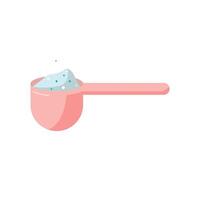 Pink scoop icon vector