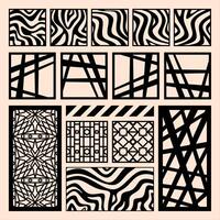 Wavy, Angular, and Symmetric A Stunning Collection of Bold, Striking, and Timeless Patterns vector