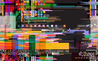Seamless pattern digital decay elements. Seamless pattern Retro pixel texture, broken distorted elements. Geometric glitch, colored abstract art tv noise effect. illustration. vector