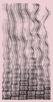 Wavy lines bold brush stroke with. Hand drawn distress damaged edge. Grainy black bold art brush strokes texture with small dots. background for posters, art background. vector