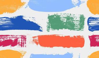 Colorful brush strokes seamless pattern. colorful grunge brush strokes, hand drawn background. Organic pattern scribble pattern background. Seamless modern beautiful grunge confetti pattern. vector