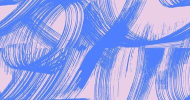 Seamless pattern grainy spiral bold brush stroke with blue spray texture. distress damaged edge retro banner with spiral line. Grainy bold brush strokes texture with scattered tiny dots pattern vector
