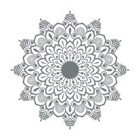 Circular pattern in form of decorative mandala design vector