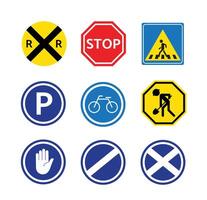 Traffic Signs and Signal vector