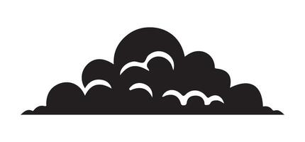 Flying Birds Through Clouds A Tranquil Weather Design vector
