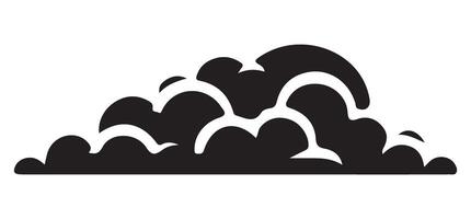Abstract Cloud Shape Illustration for Graphic Design Projects vector