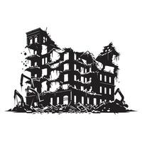 Building Demolition and Urban Renewal Construction Art Image vector