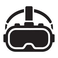 High Quality Virtual Reality Headset for Immersive Digital Experiences vector
