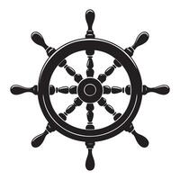 Ship Wheel Clipart Artwork and Nautical Navigation Symbol Image vector