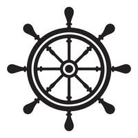 Nautical Ship Wheel Illustration A Symbol Of Navigation And Adventure vector