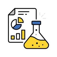 Data Science filled outline icon. EPS 10 file vector