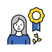 game winner filled outline icon. EPS 10 file vector