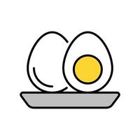 Eggs filled outline icon. EPS 10 file vector