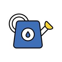 Watering Can filled outline icon. EPS 10 file vector