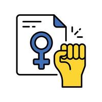 Rights filled outline icon. EPS 10 file vector