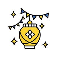 Pot filled outline icon. EPS 10 file vector