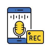 Sound Speaker filled outline icon. EPS 10 file vector