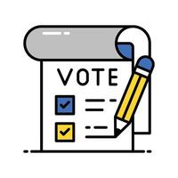 Survey filled outline EPS 10 file vector