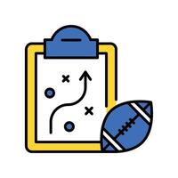 Strategy filled outline icon. EPS 10 file vector