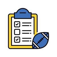 Clipboard filled outline icon. EPS 10 file vector