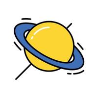 Quasar filled outline icon. EPS 10 file vector