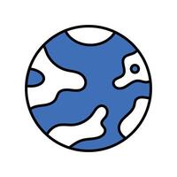 Mercury filled outline icon. EPS 10 file vector