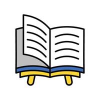 Quran filled outline icon. EPS 10 file vector