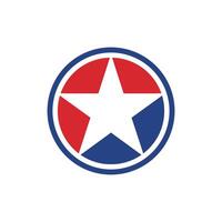 Star in Circle Logo Template Illustration Design. EPS 10. vector