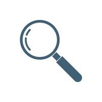 Magnifying Glass Logo, Find Browse Icon Template Illustration Design. EPS 10. vector