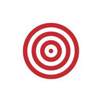 Dart Target Red Pain Circle Logo Template Illustration Design. EPS 10. vector