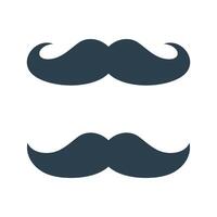 Set Mustache Icon Logo Template Illustration Design. EPS 10. vector