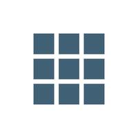 Cubic Game Widget Square Icon Logo Template Illustration Design. EPS 10. vector