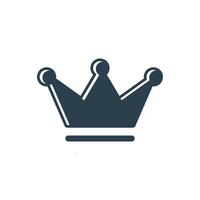 Decorative Crown Icon Logo Template Illustration Design. EPS 10. vector