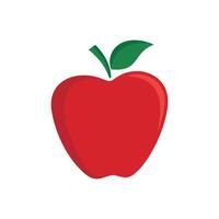 Red Apple Icon Logo Template Illustration Design. EPS 10. vector