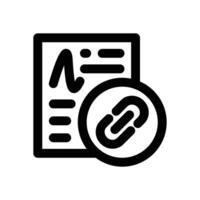 binding line icon. Clean and minimalist icon for websites, mobile apps, presentations, and logos. Fully scalable and customizable for any project. vector