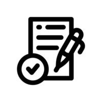 correction line icon. Clean and minimalist icon for websites, mobile apps, presentations, and logos. Fully scalable and customizable for any project. vector