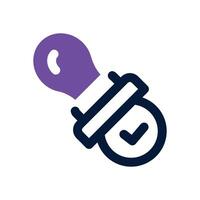 stamp dual tone icon. Sleek and modern icon for websites, mobile apps, marketing materials, and corporate design. Fully scalable and ready to use. vector