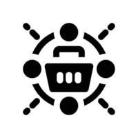sales glyph icon. Strong and solid icon for websites, mobile interfaces, presentations, and visual branding. High quality and easy to edit. vector