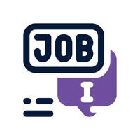 job information dual tone icon. Sleek and modern icon for websites, mobile apps, marketing materials, and corporate design. Fully scalable and ready to use. vector