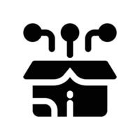 digital product glyph icon. Strong and solid icon for websites, mobile interfaces, presentations, and visual branding. High quality and easy to edit. vector