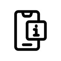 information line icon. Clean and minimalist icon for websites, mobile apps, presentations, and logos. Fully scalable and customizable for any project. vector