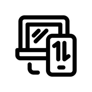 device line icon. Clean and minimalist icon for websites, mobile apps, presentations, and logos. Fully scalable and customizable for any project. vector